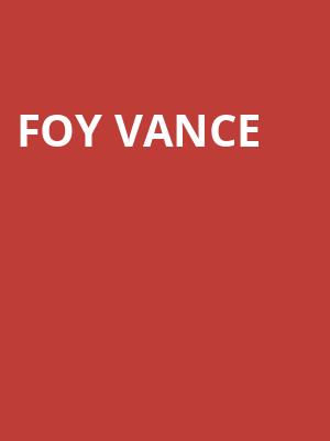 Foy Vance Poster