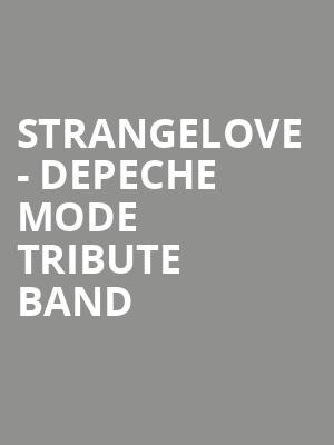Strangelove Depeche Mode Tribute Band, Delmar Hall, St. Louis