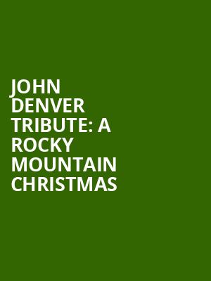 John Denver Tribute A Rocky Mountain Christmas, The Pageant, St. Louis